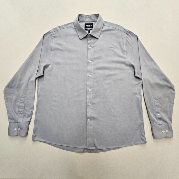 Bonobos Wrinkle Free Herringbone Standard Fit Button Down Regular XL - Picture 2 of 7